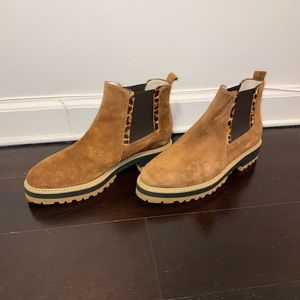 Handmade suede boots from Spain